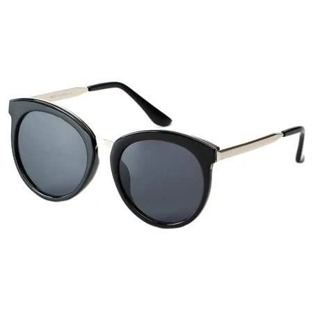 Sassalilly Classic Minimalist Round Sunglasses