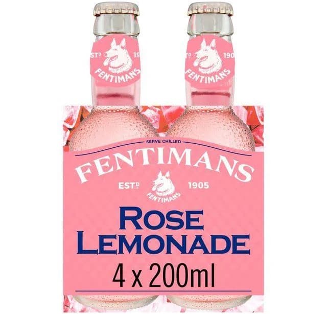 Fentimans Rose Lemonade 4 x 200ml