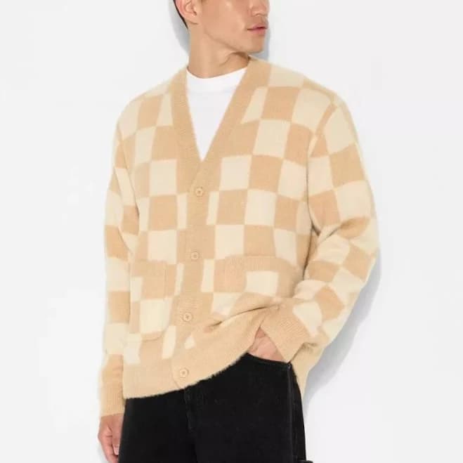Men's Oversized Cardigan Sweater