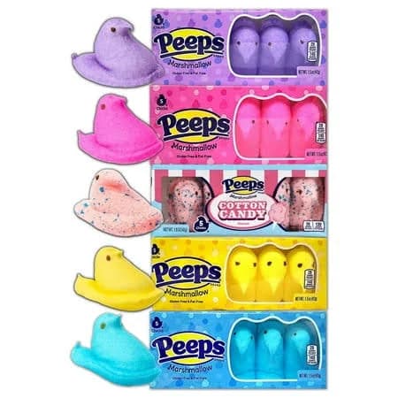 Peeps Marshmallow Easter Candy Variety 5 Pack