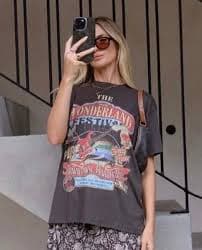 Spell Wonderland Biker Tee Charcoal – Pink Arrows Boutique
