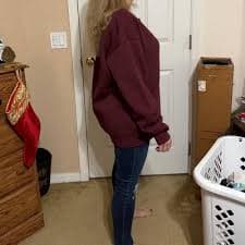 Women's Pullover Sweatshirt - Wild Fable™ Burgundy L : Target