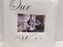 Our Wedding Album by Malden Holds 160 Photos White and Silver New in Package | eBay