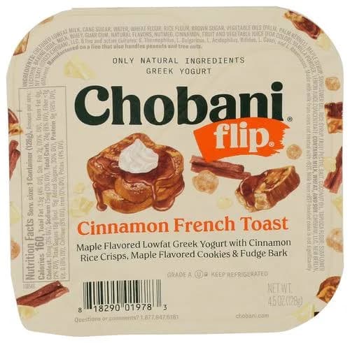 Chobani Flip Cinnamon French Toast Greek Yogurt