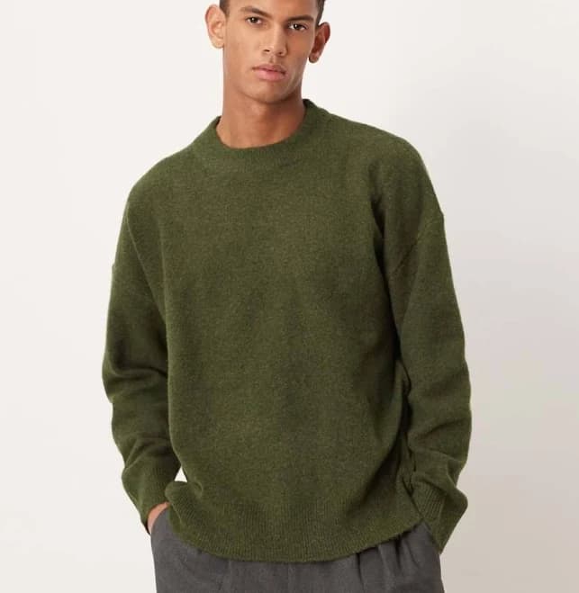 ASOS Oversized Brushed Knit Sweater