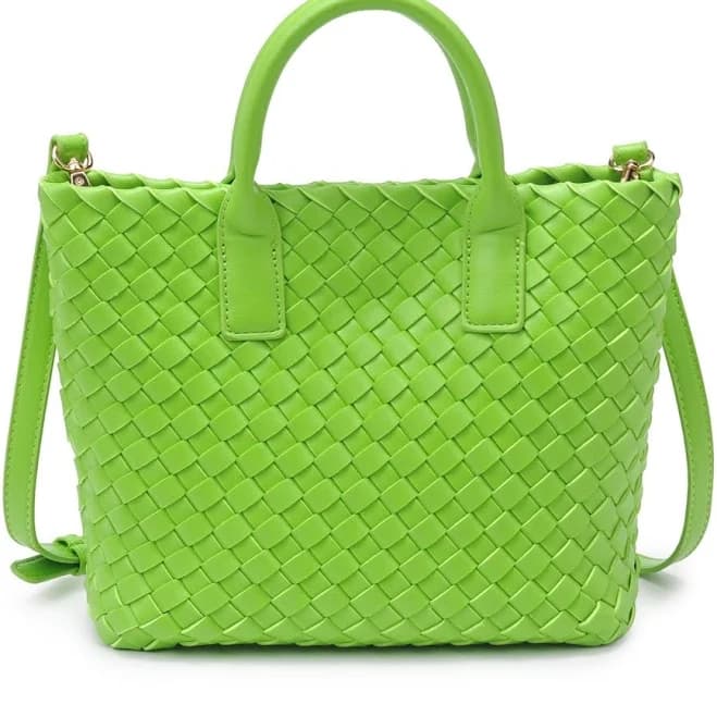 Urban Expressions Women's Woven Mini Tote Bag