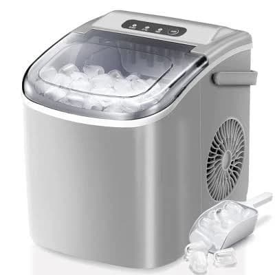 Kismile 26-lbs. Ice Per day Countertop or portable Bullet Ice Maker