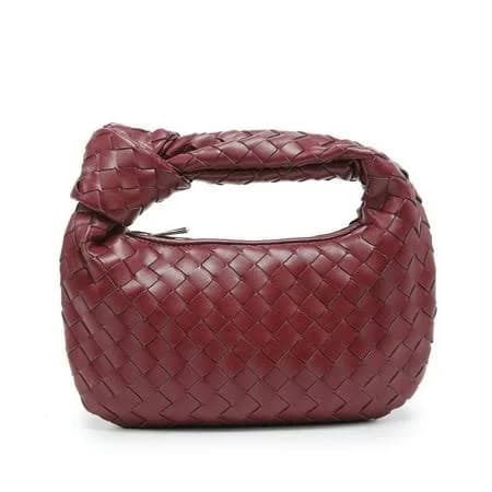 Women's Knoted Woven Hobo Bag