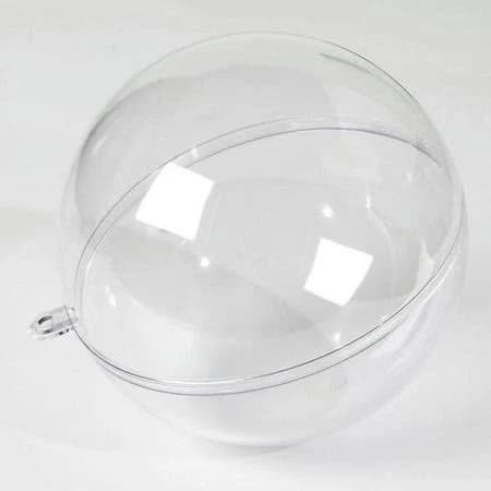 Fillable Round Clear Ball Ornaments