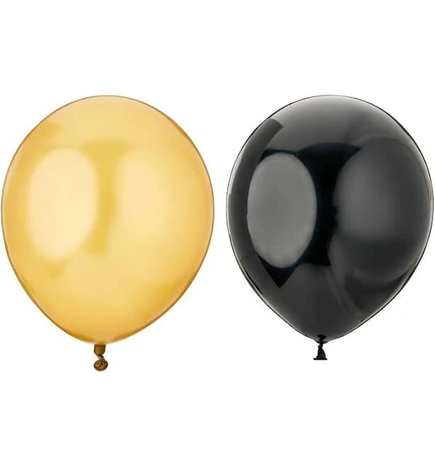 Way To Celebrate 12" Gold Latex Balloons