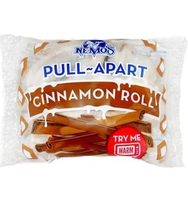 Nemos Pull A Part Cinnamon Roll, 4.4 Ounce -- 12 per case