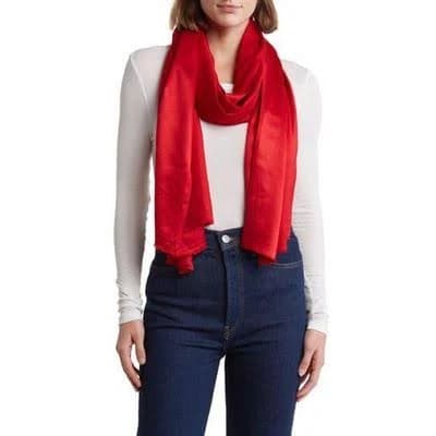 Vince Camuto Women's Oversized Satin Pashmina Wrap