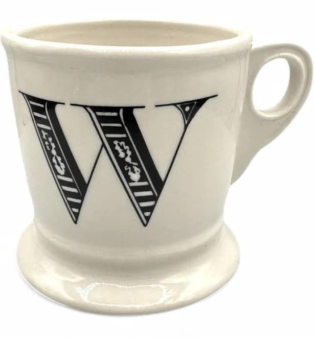 Anthropologie Monogram Mug - Letter W Coffee Cup