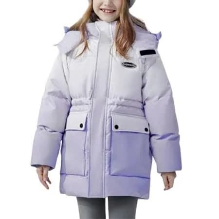 Teen Girls Tie Dye Hood Puffer Coat