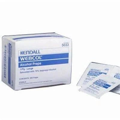 Kendall Alcohol Prep Pads