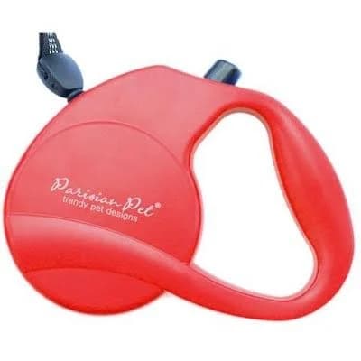 Parisian Pet Retractable Leash M for Dogs & Cats Ergonomic Handle Leash for Dogs Up to 44 lbs