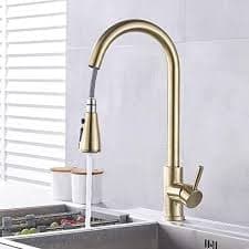 Faucet Kitchen Sink Faucet Spray Stream Spout Switch Pull Down Kitchen Mixer Deck Mounted Hot And Cold Tap - Amazon.com