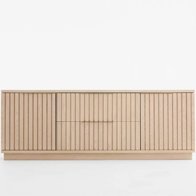 Crate & Barrel Batten 72" Storage Media Console