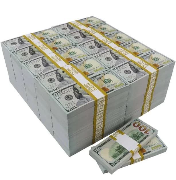 $1,000,000 Prop Money Stack – Realistic $100 Bills for Film & Video