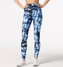 Purple Tie dye Highwaisted leggings