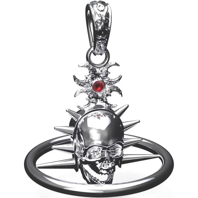 Orbituary Stainless Steel Pendant