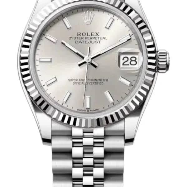 18KWG Datejust with Fluted Bezel and Jubilee Bracelet