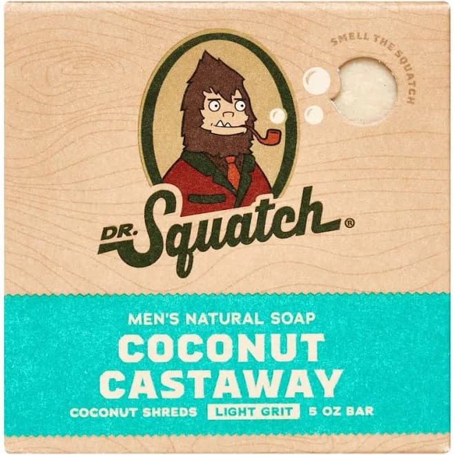 Dr Squatch Coconut Castaway Bar Soap