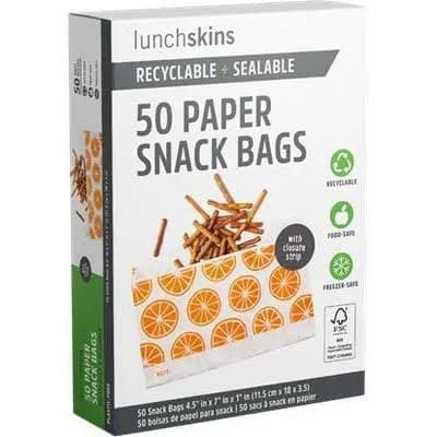 Lunchskins Paper Snack Bags