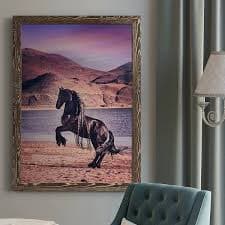 Sunlit Horses II-Premium Framed Canvas - Ready to Hang - Bed Bath & Beyond - 37946569