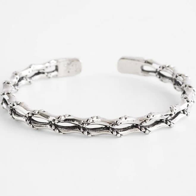 BKE Men's Metal Cuff Bracelet