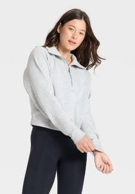 All in Motion Women's Active Comfort 1/2 Zip Pullover Sweatshirt