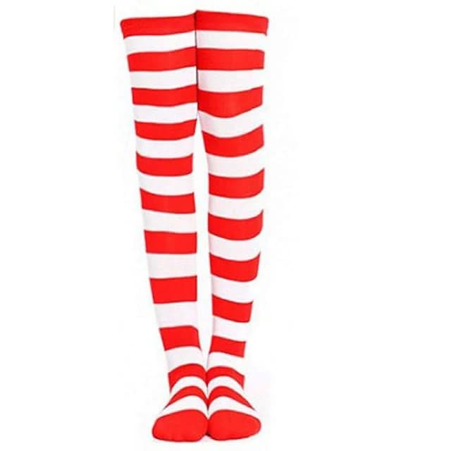 Kinoxslone Over The Knee Striped Socks