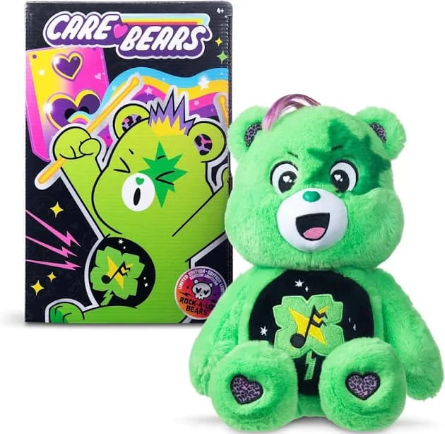 Care Bears Rock-a- Lot Bears Good Luck Bear Plush