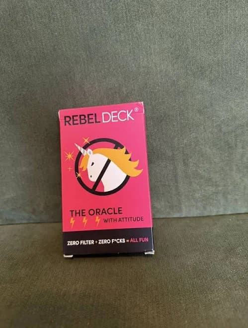 Rebel Deck The Oracle with Attitude Unfiltered Self Care Oracle Deck