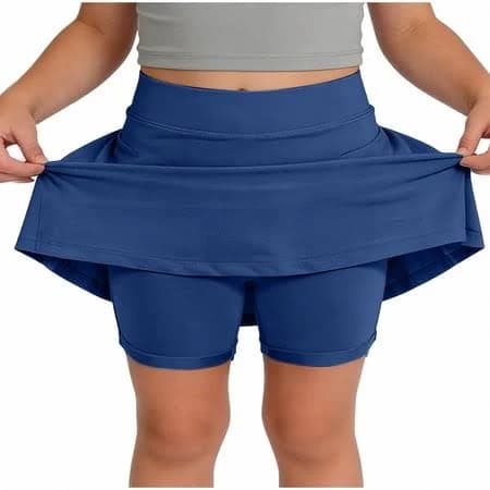 Girls' Athletic Skort with Pockets