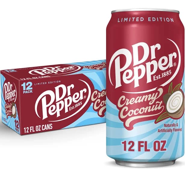 Dr Pepper Creamy Coconut Soda