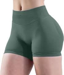PETCDIM Athletic Shorts for Women High Waist Yoga Shorts for Women's Tummy Control Fitness Athletic Workout Running Shorts Solid Color Stretcy Biker Short at Amazon Women's Clothing store