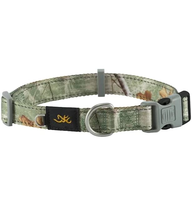 Browning Classic Webbing Camo Dog Collar
