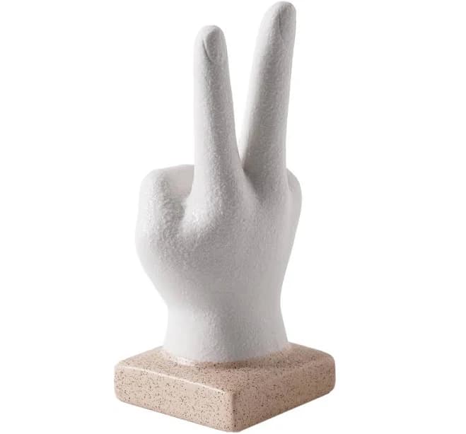 Mainstay Home Decor Collection Peace Hand Sign