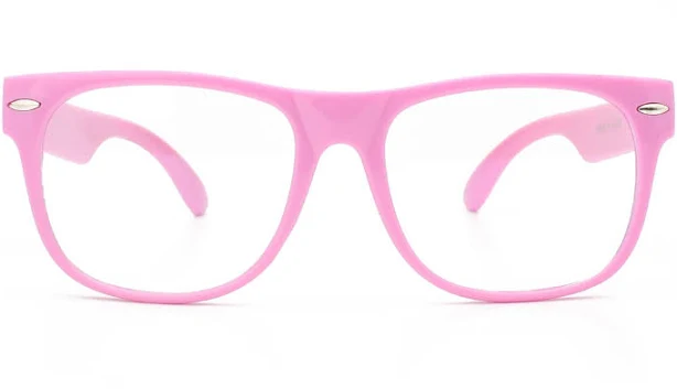 Kids Glasses Pink Frame Clear Lens Protect Child's Eyes From Uvb Uva