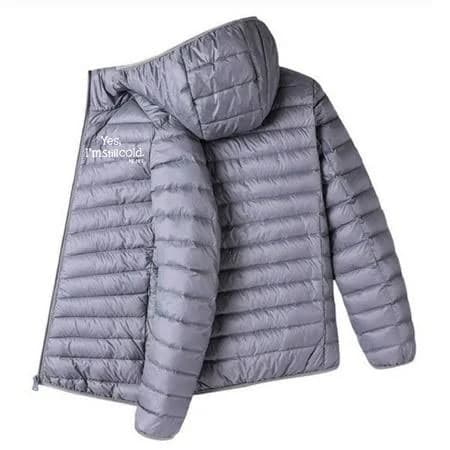 Men's Versatile Quilted Puffer Jacket with Hood