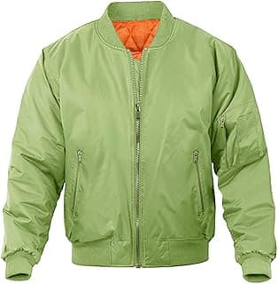 Men's Bomber Jacket Casual Fall Winter Military Jacket and Coats Outwear