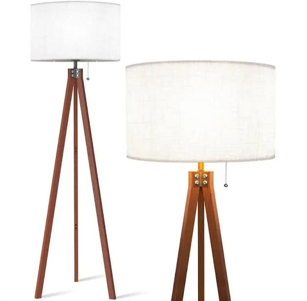 Mid Century Modern Tripod Floor Lamp