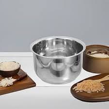 Amazon.com: Luxshiny Inner Pot Rice Cooker Inner Stainless Steel Cooking Pots 2l Non- Stick Rice Cooker Container for Traditional : Home & Kitchen