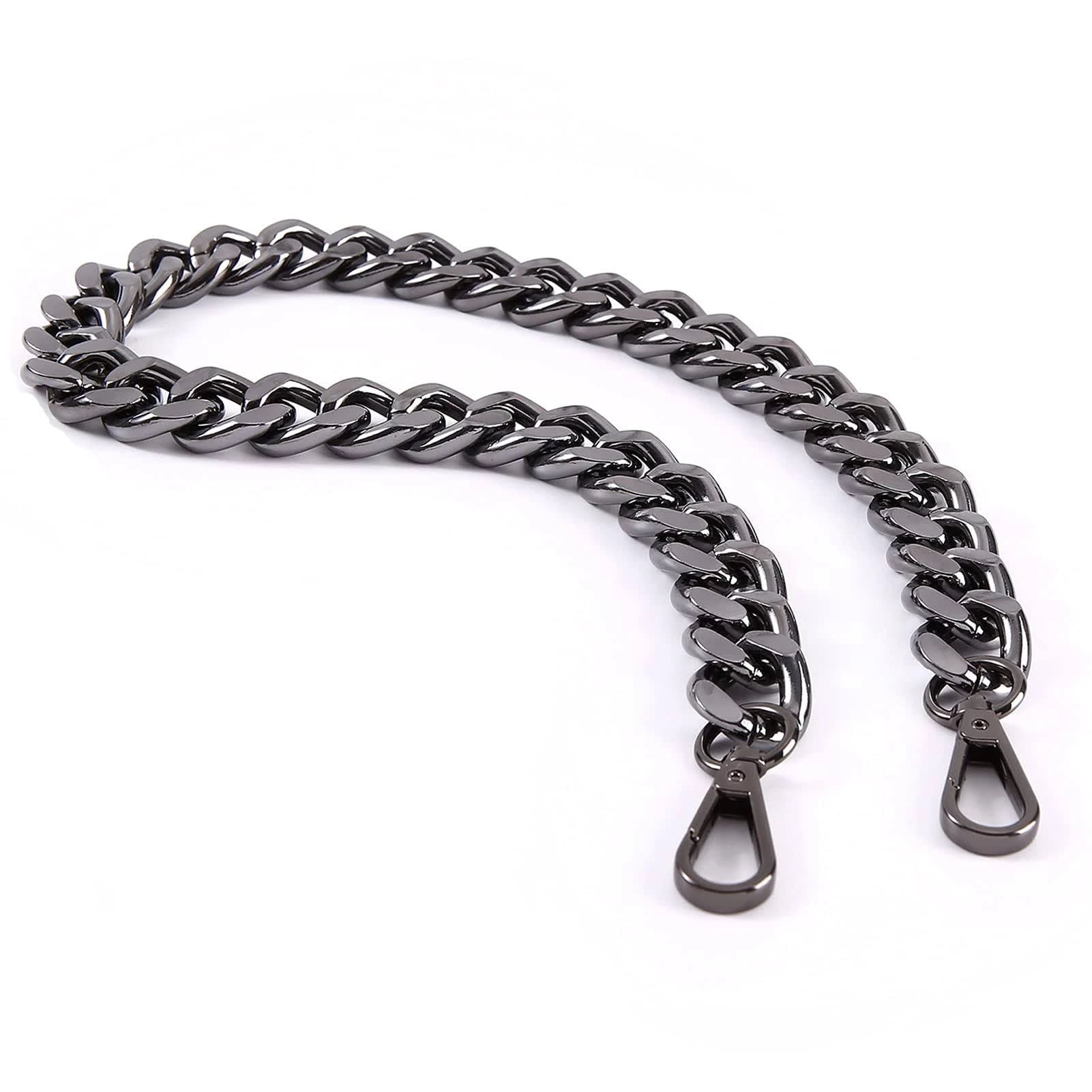 Yichain 25 Inch Chunky Metal Chain Purse Handle
