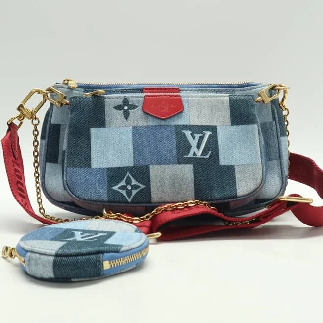 Louis Vuitton 2019 Monogram Patchwork Denim Accessoires