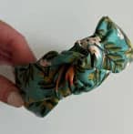 Citrus Floral Teal - Knotted Headband