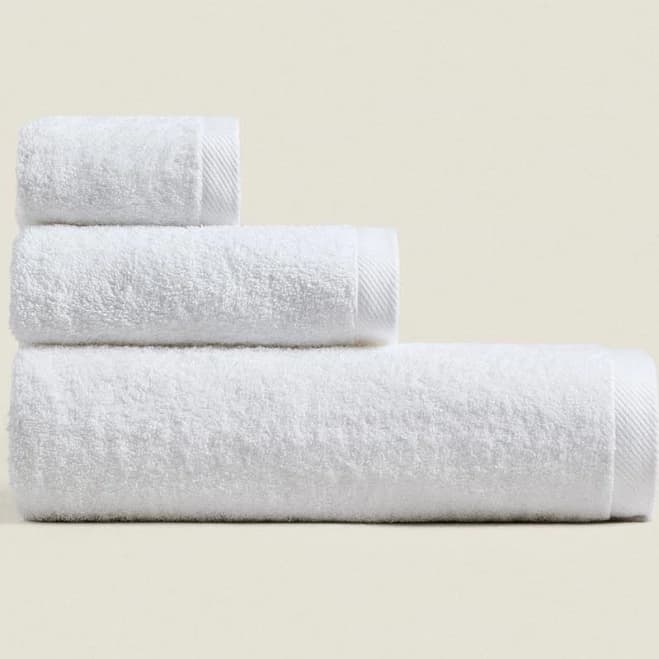 Zara Home Plain Cotton Terrycloth Bath Towel