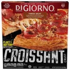DiGiorno Croissant Crust Three Meat Pizza Frozen