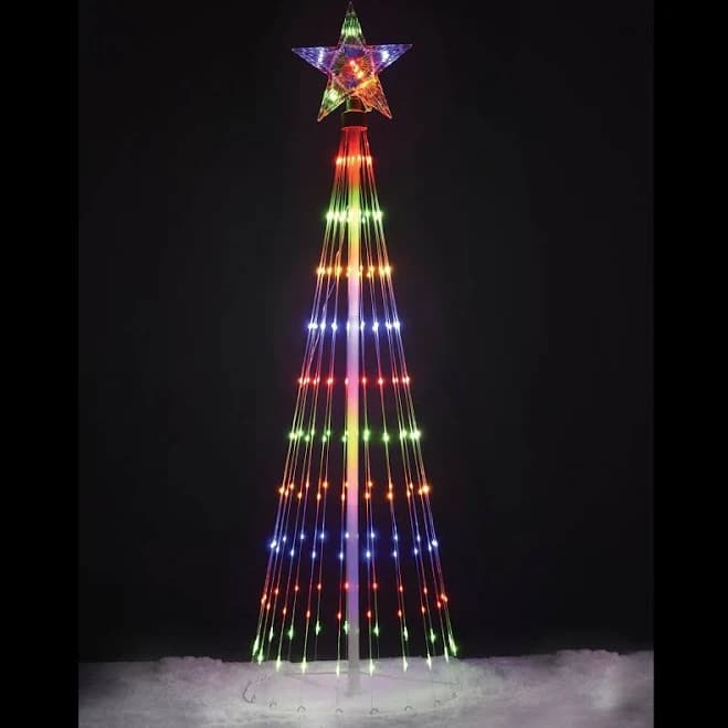 Party City LightUp 4' LED Christmas Tree